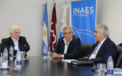 Firma de convenio con el INAES y reunión con el presidente del INDEC