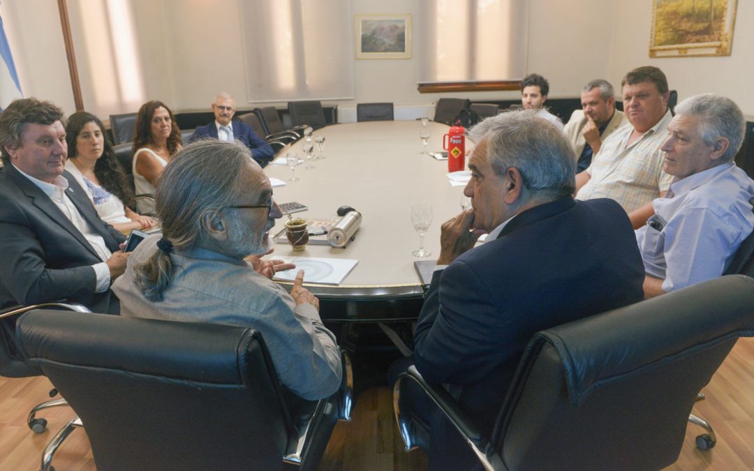 Dirigentes de Coninagro se reunieron con el Ministro Luis Basterra