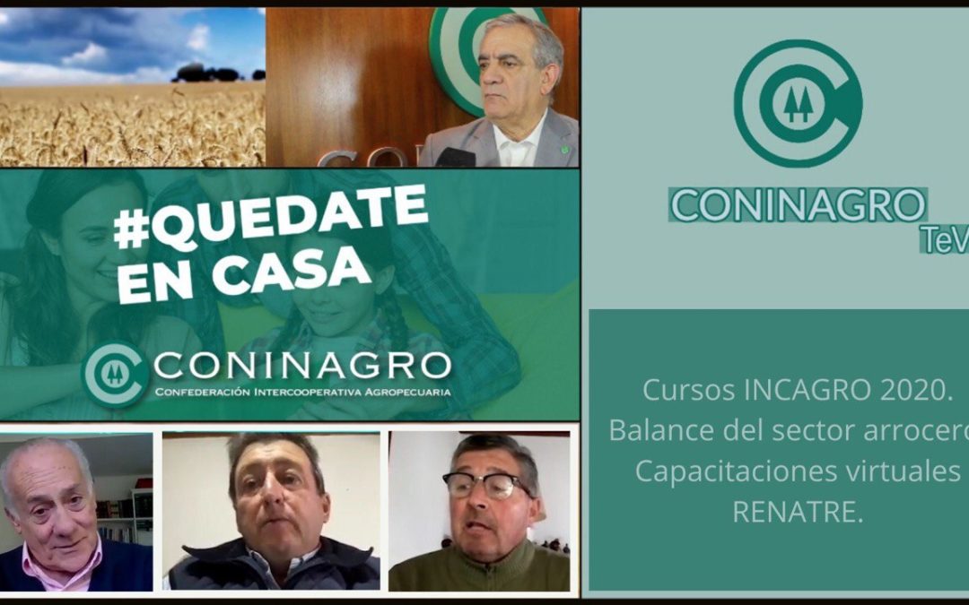 ¡Nuevo programa de Coninagro Tevé!INCAGRO, SECTOR ARROCERO, RENATRE