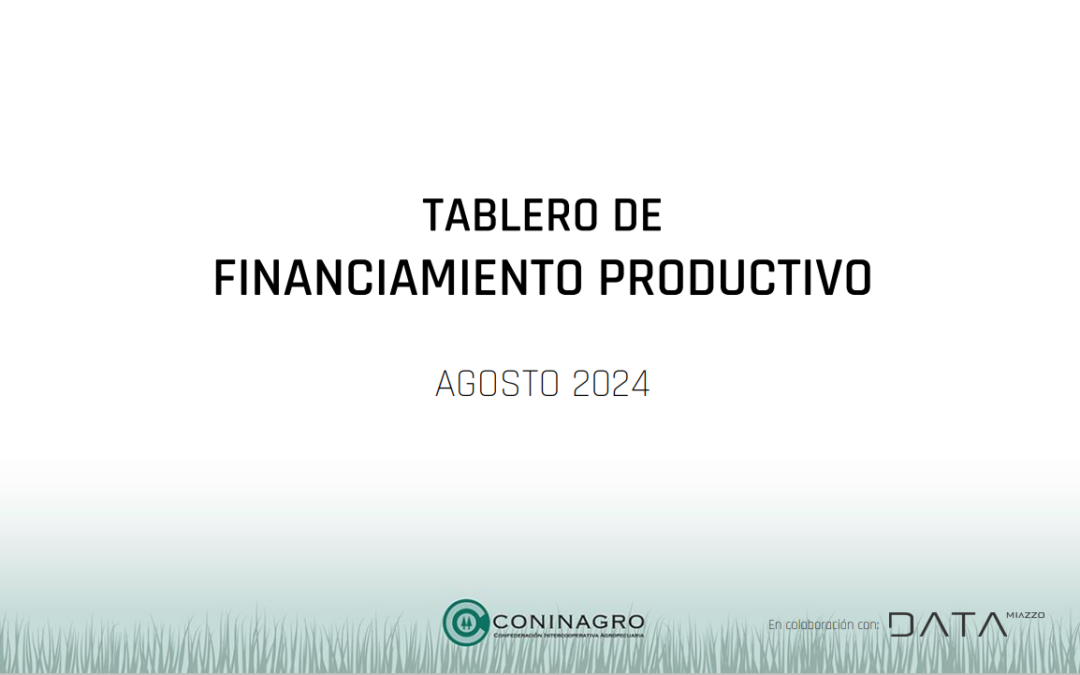 Tablero de Financiamiento Productivo